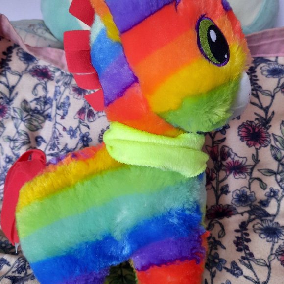 Rainbow Burro Plushie - Picture 4 of 4